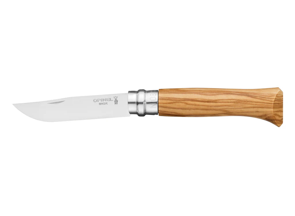 Opinel No.8 Olive Classic Originals Gift Set