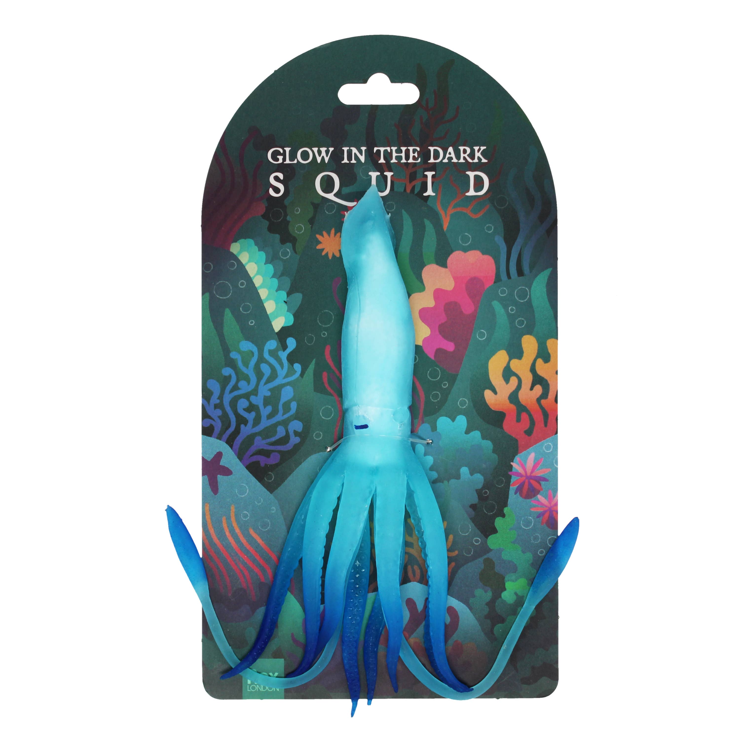 Glow in the dark squishy toy - Squid