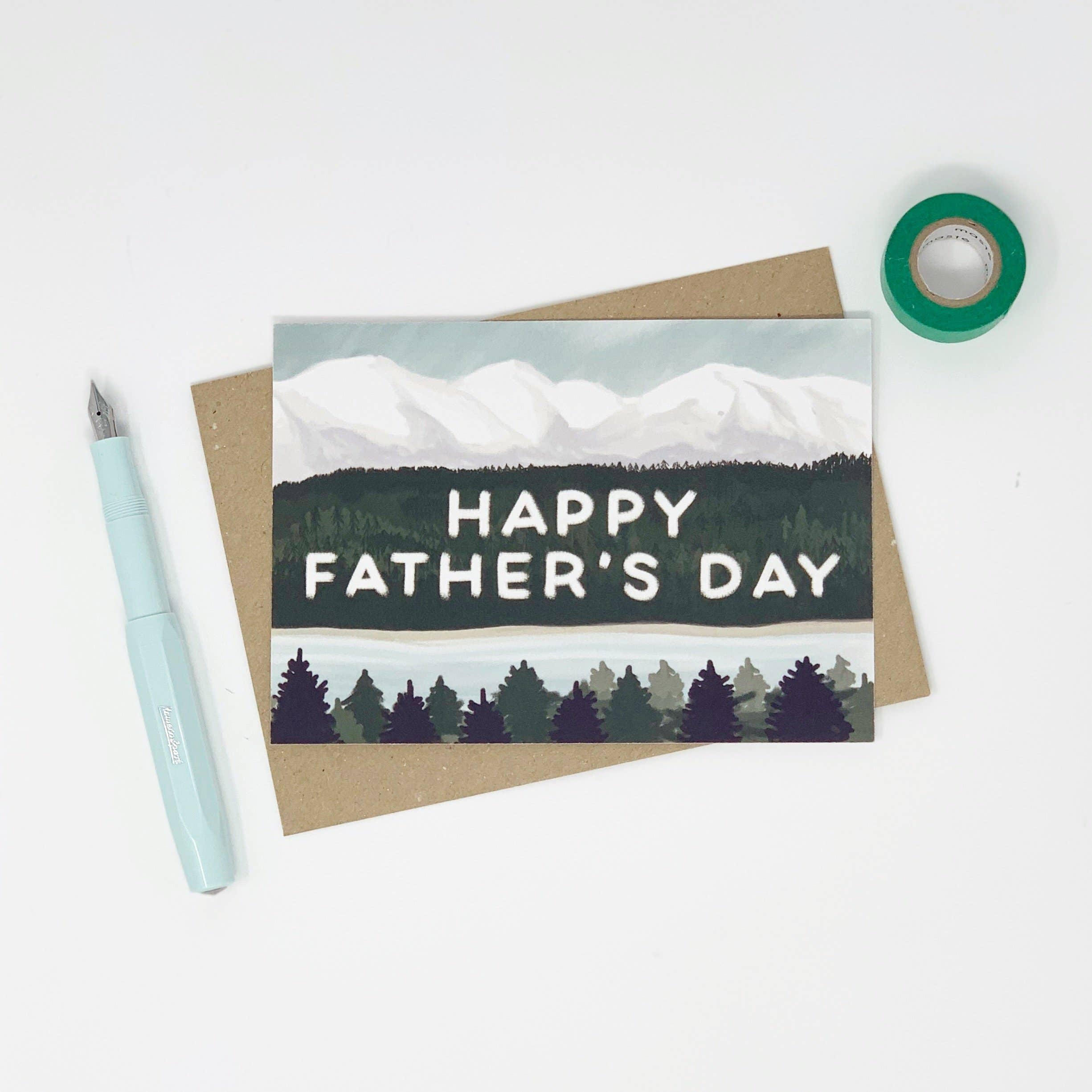 Fathers Day Trees Card