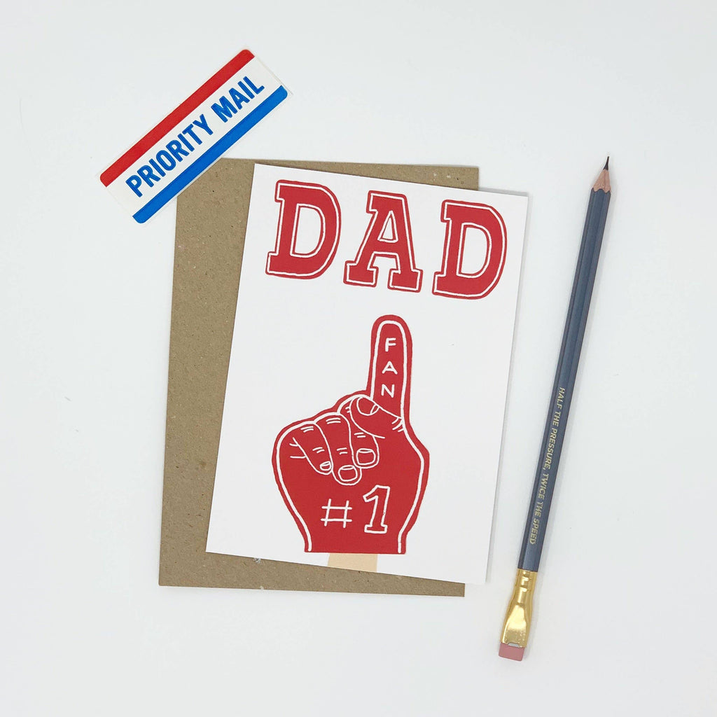 Dad No.1 Fan Card