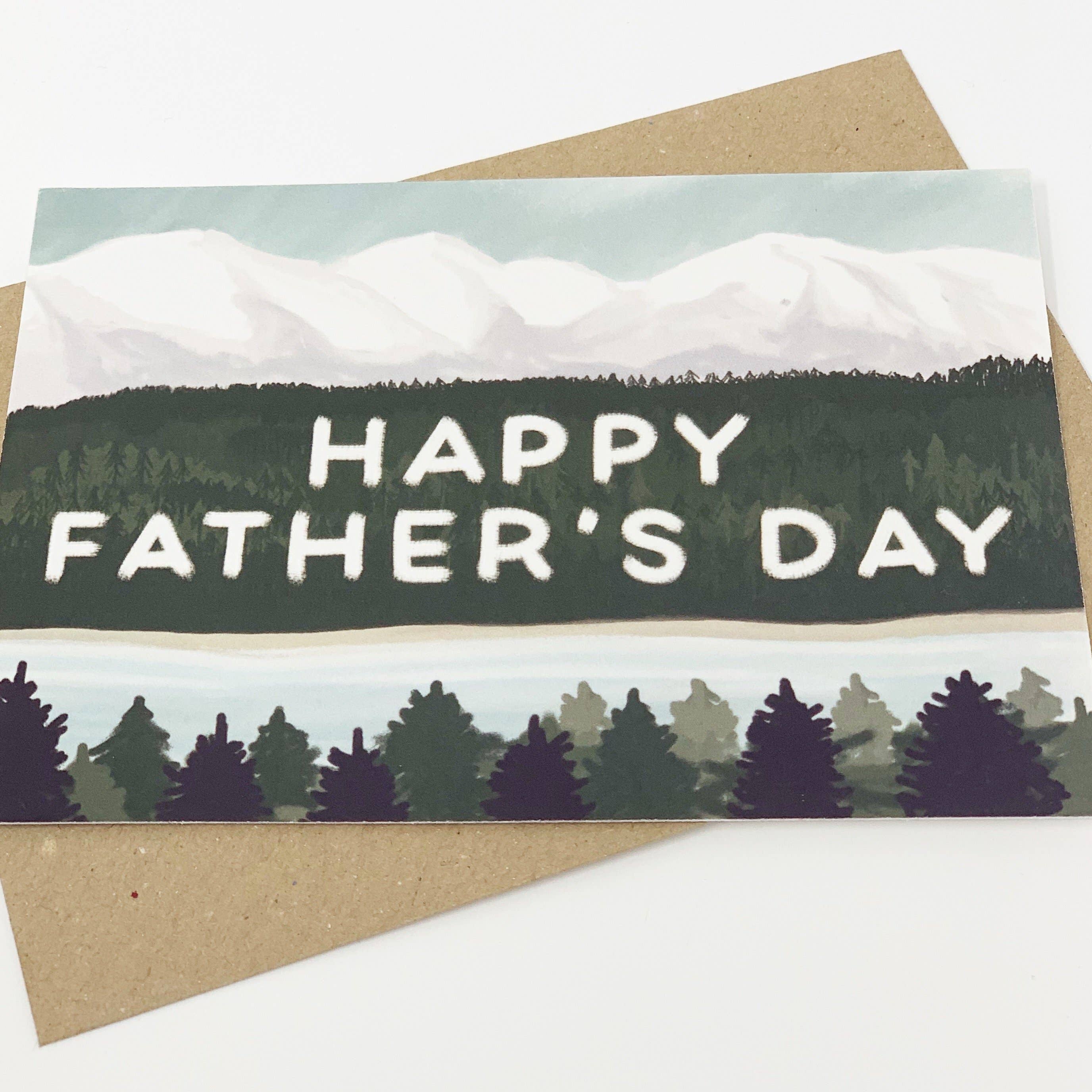 Fathers Day Trees Card