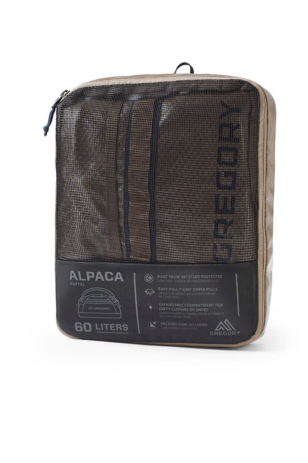 Alpaca 60L Duffle Bag - Mesa Brown