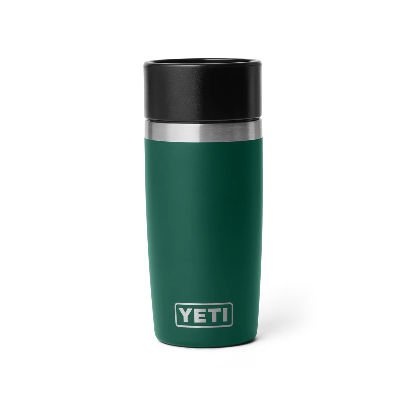Rambler 12 Oz Travel Bottle - Black Forest Green