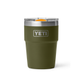 Rambler 16 Oz Stackable Cup Ms - Olive/King Crab Orange