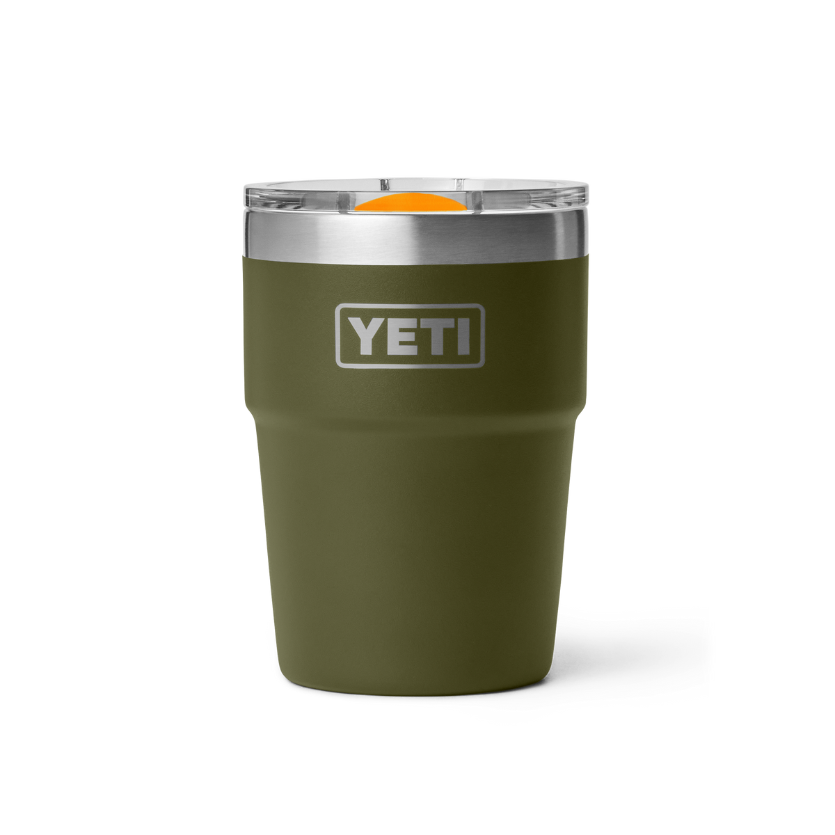 Rambler 16 Oz Stackable Cup Ms - Olive/King Crab Orange