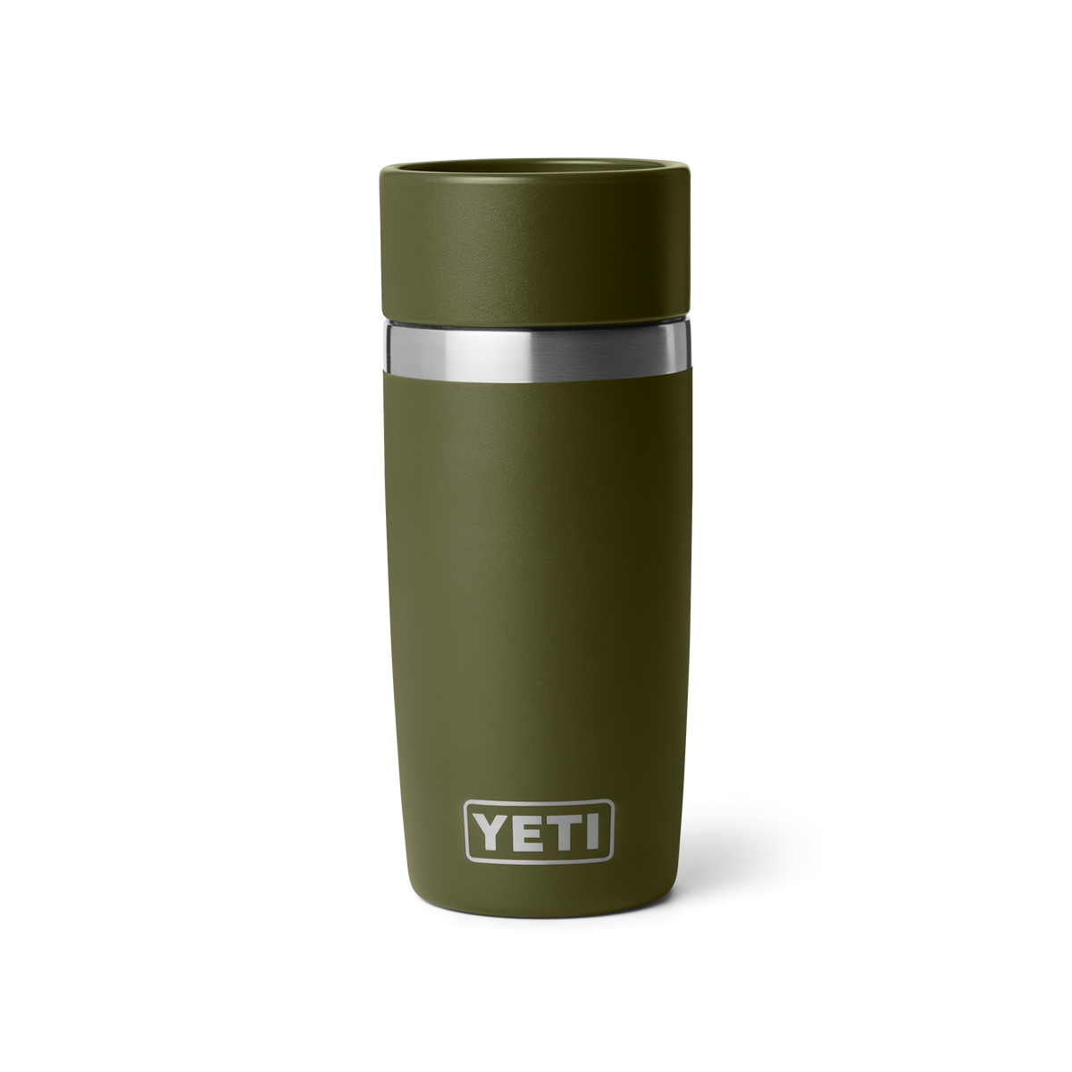 Rambler 12 Oz Travel Bottle - Olive/King Crab Orange