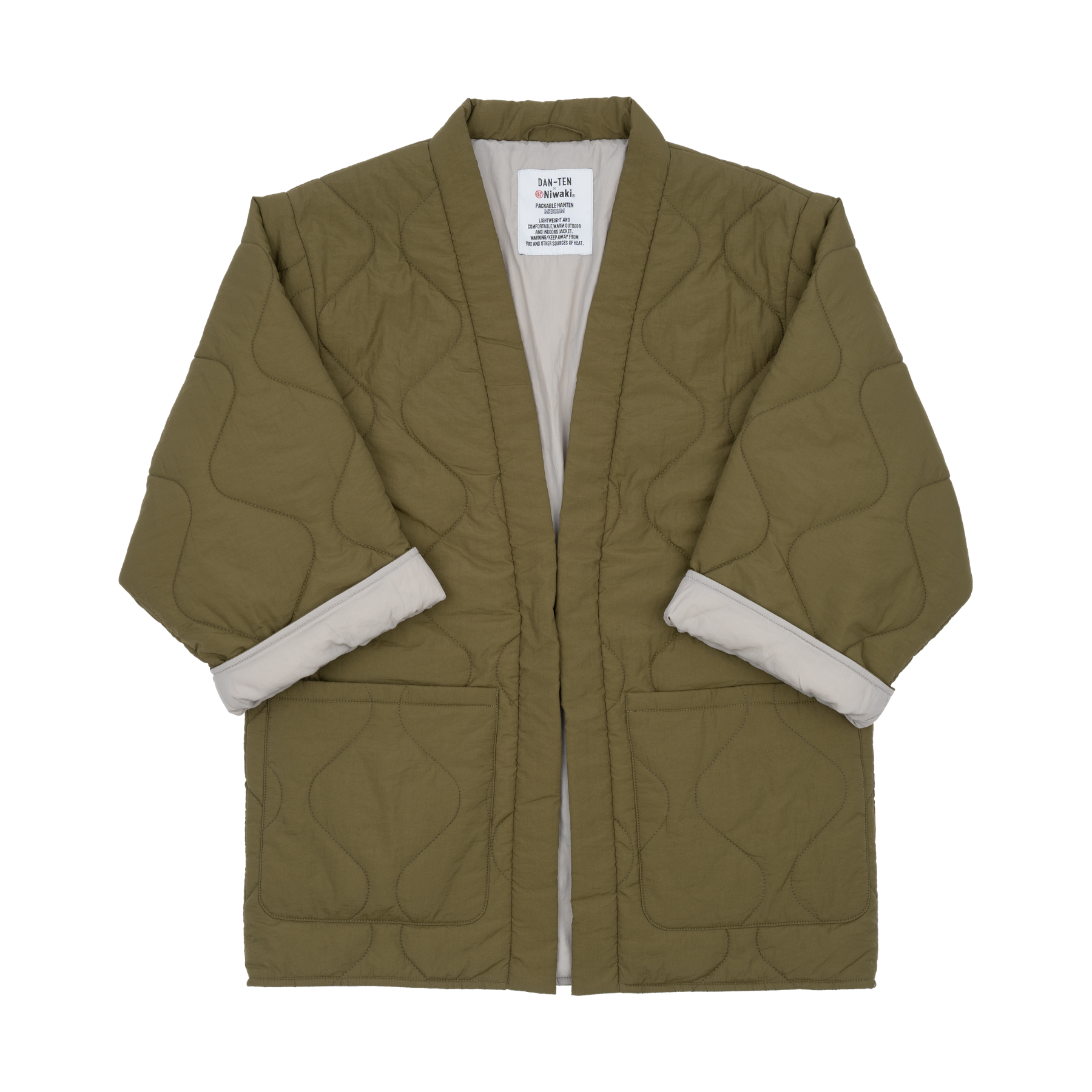 Dan-Ten Quilted Jacket - Olive Green