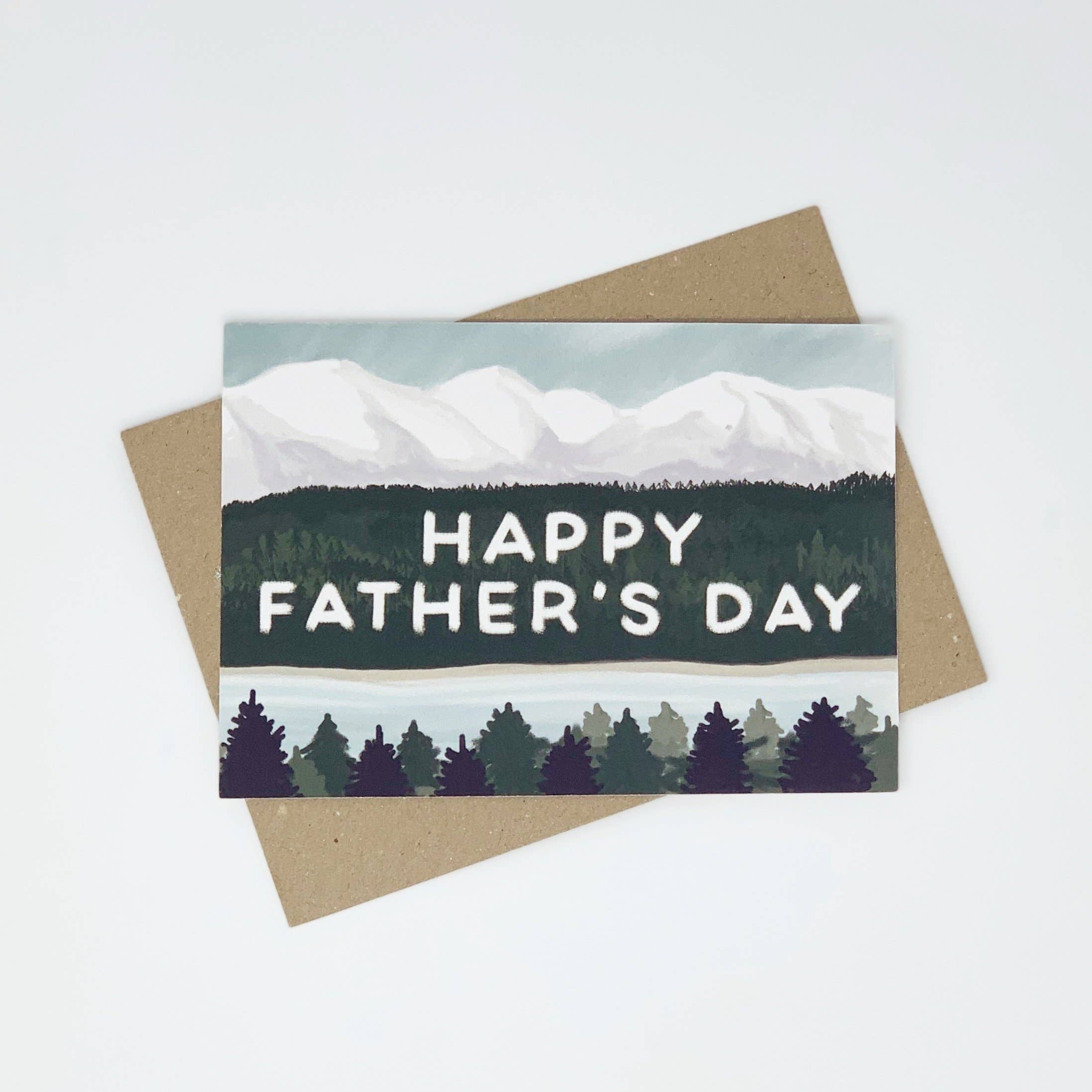 Fathers Day Trees Card