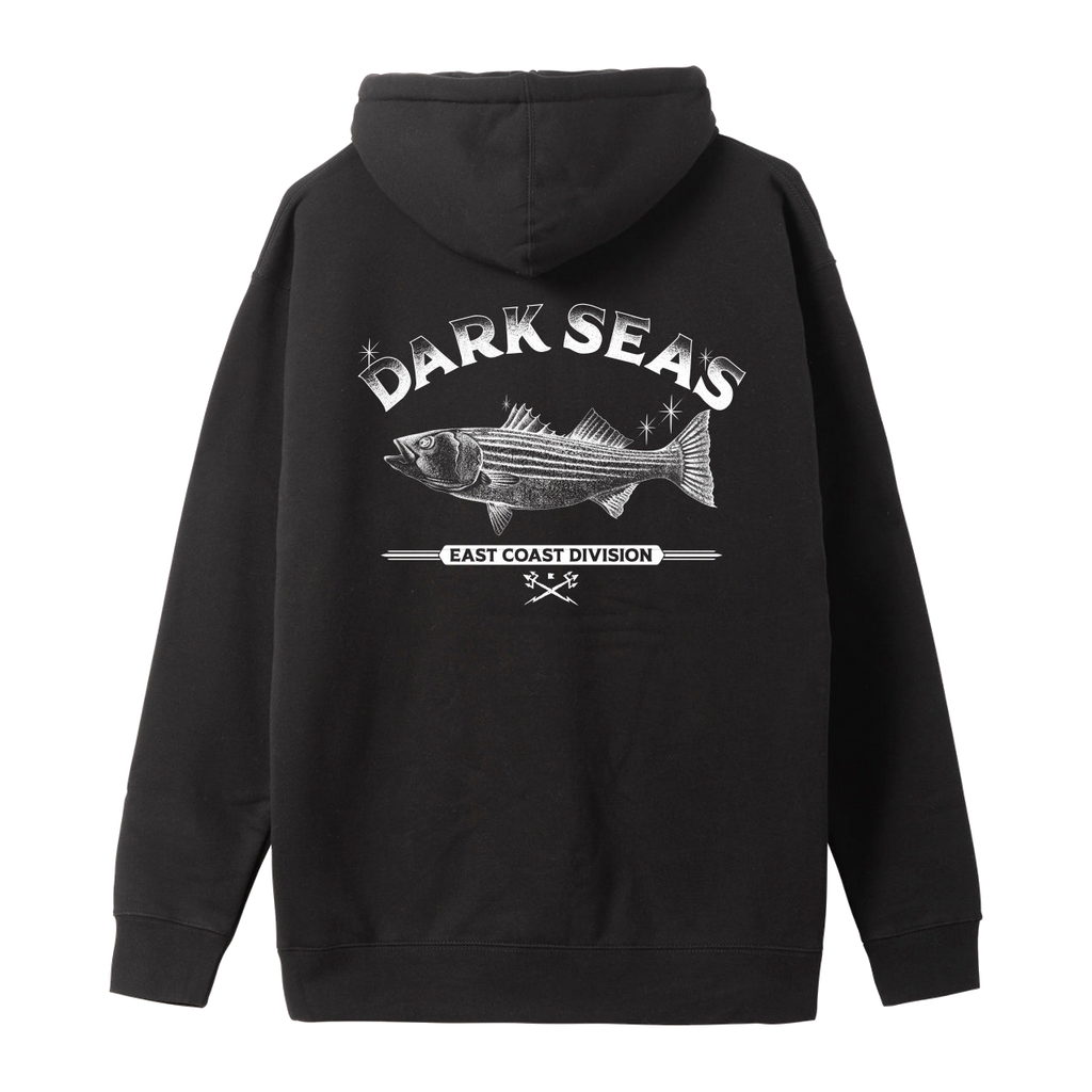 Striped Bass Hoodie - Black