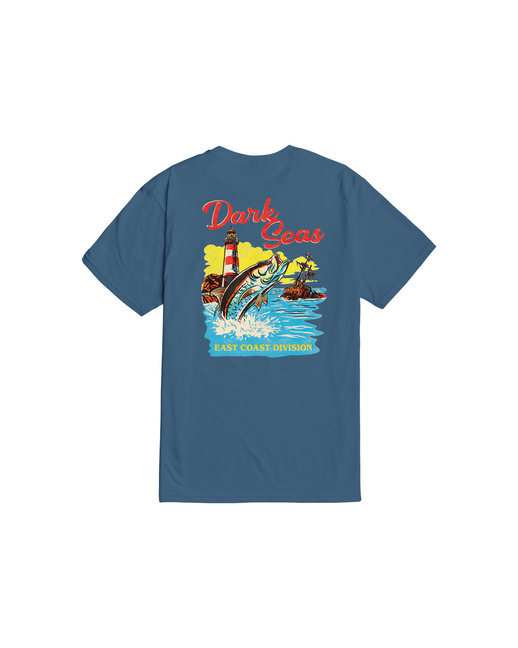 East Coast Water Decal Tee - Blue Jean