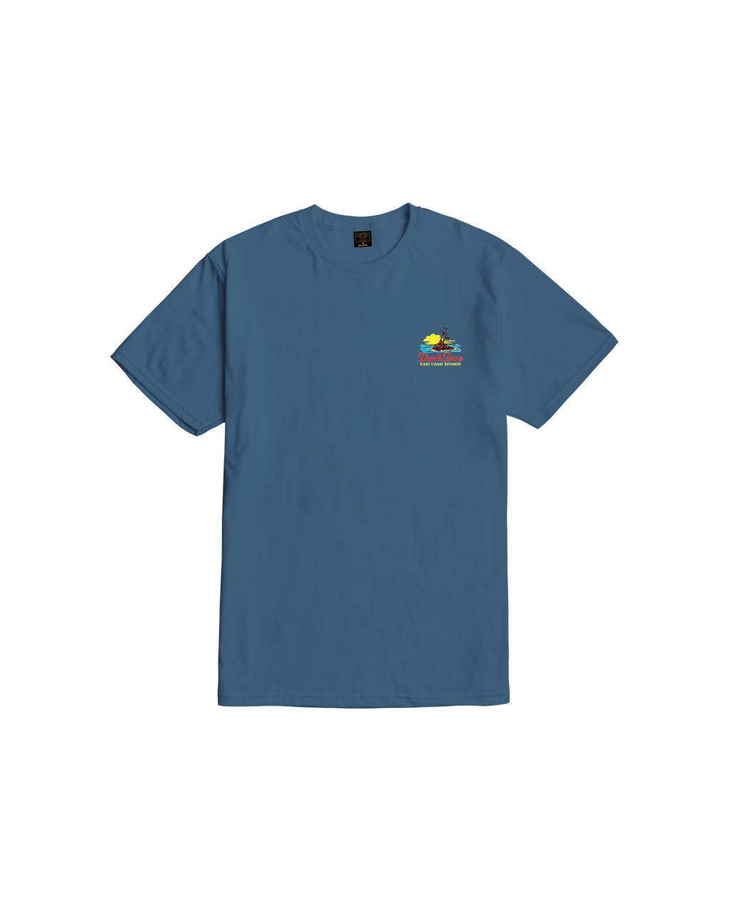 East Coast Water Decal Tee - Blue Jean