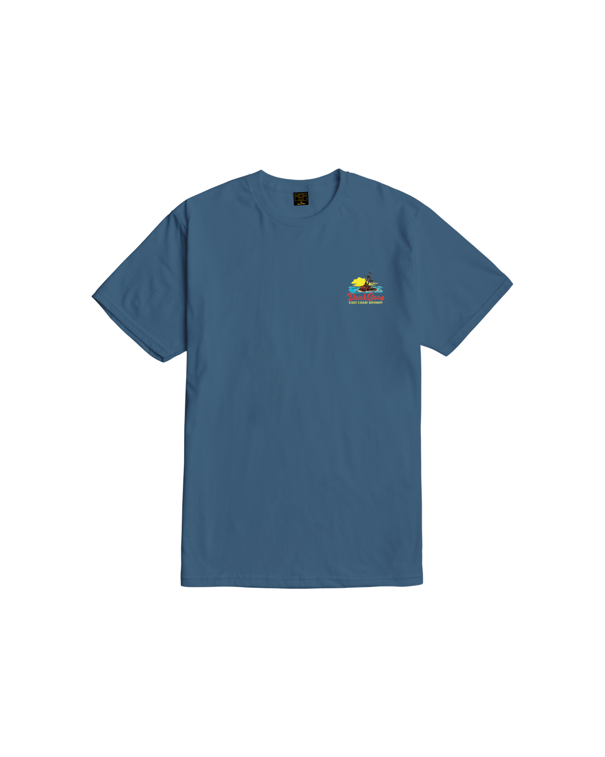 East Coast Water Decal Tee - Blue Jean