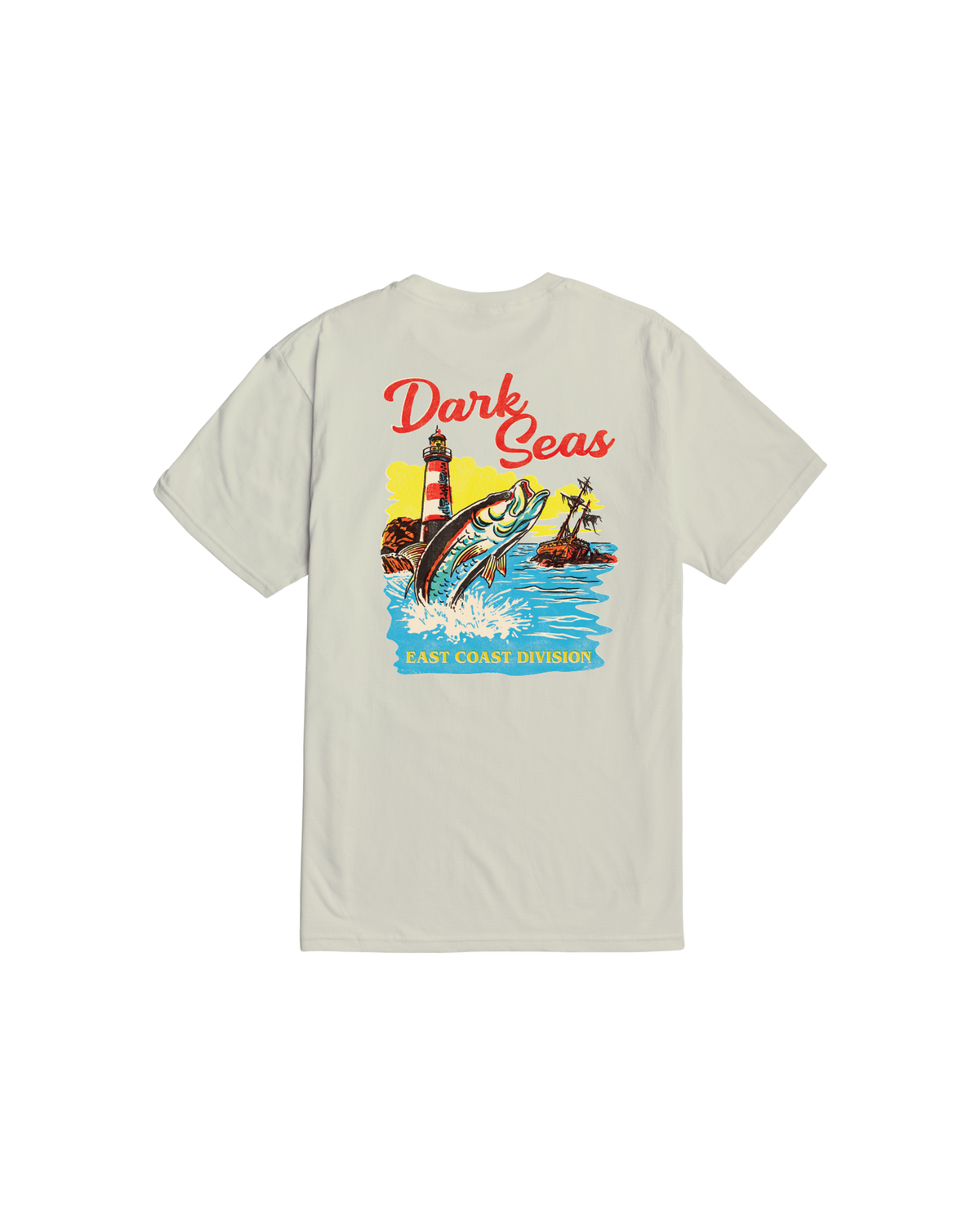 East Coast Water Decal Tee - Cream