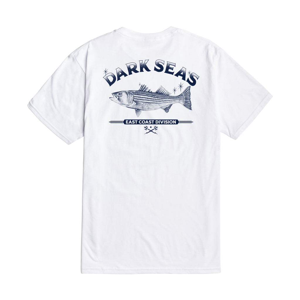 Striped Bass Tee - White