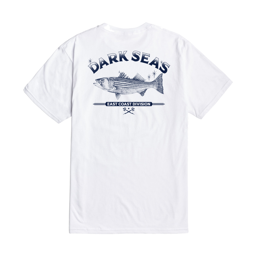 Striped Bass Tee - White