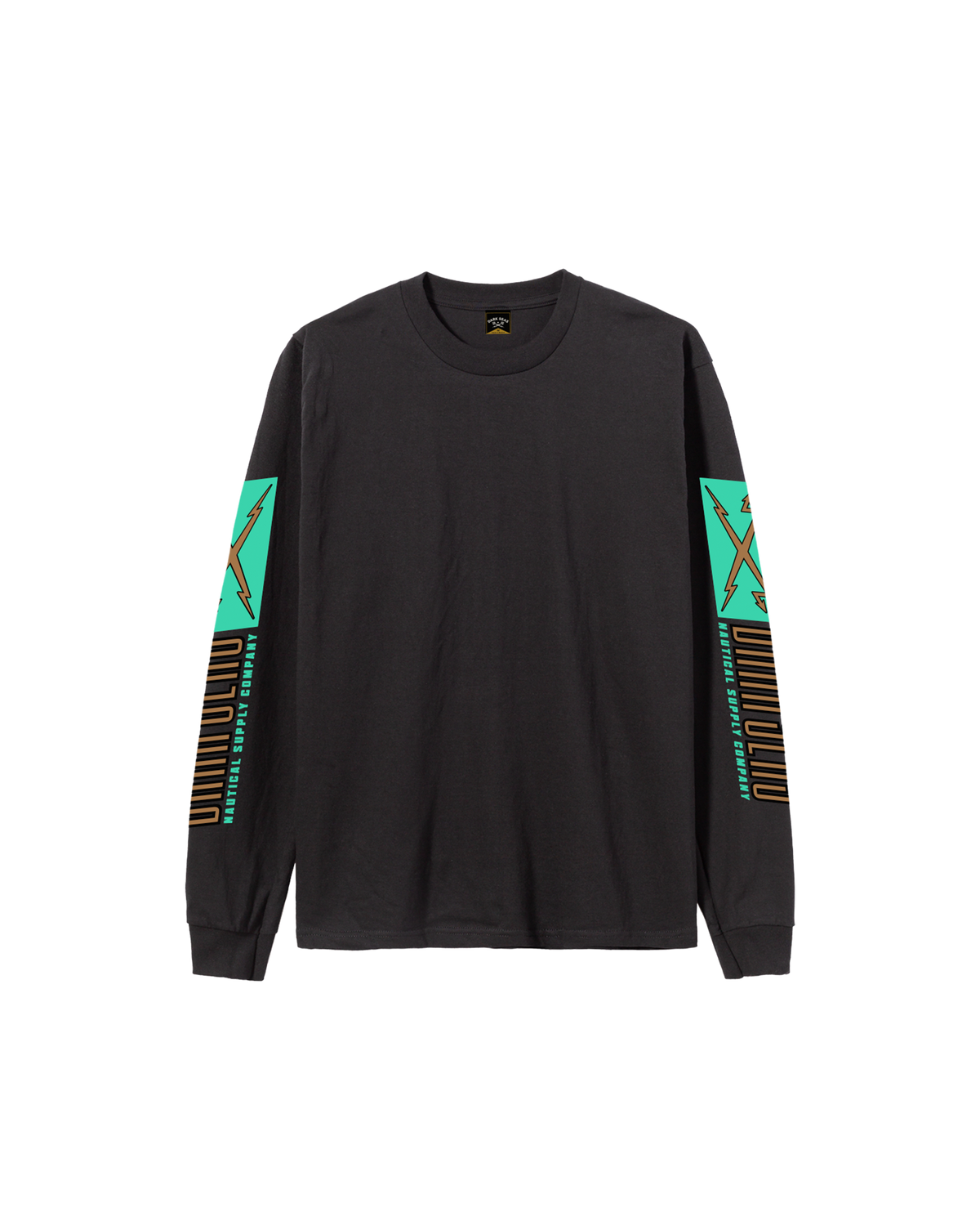 Straight Line Ls Tee - Black