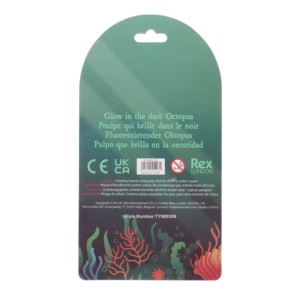 Glow in the dark squishy toy - Octopus