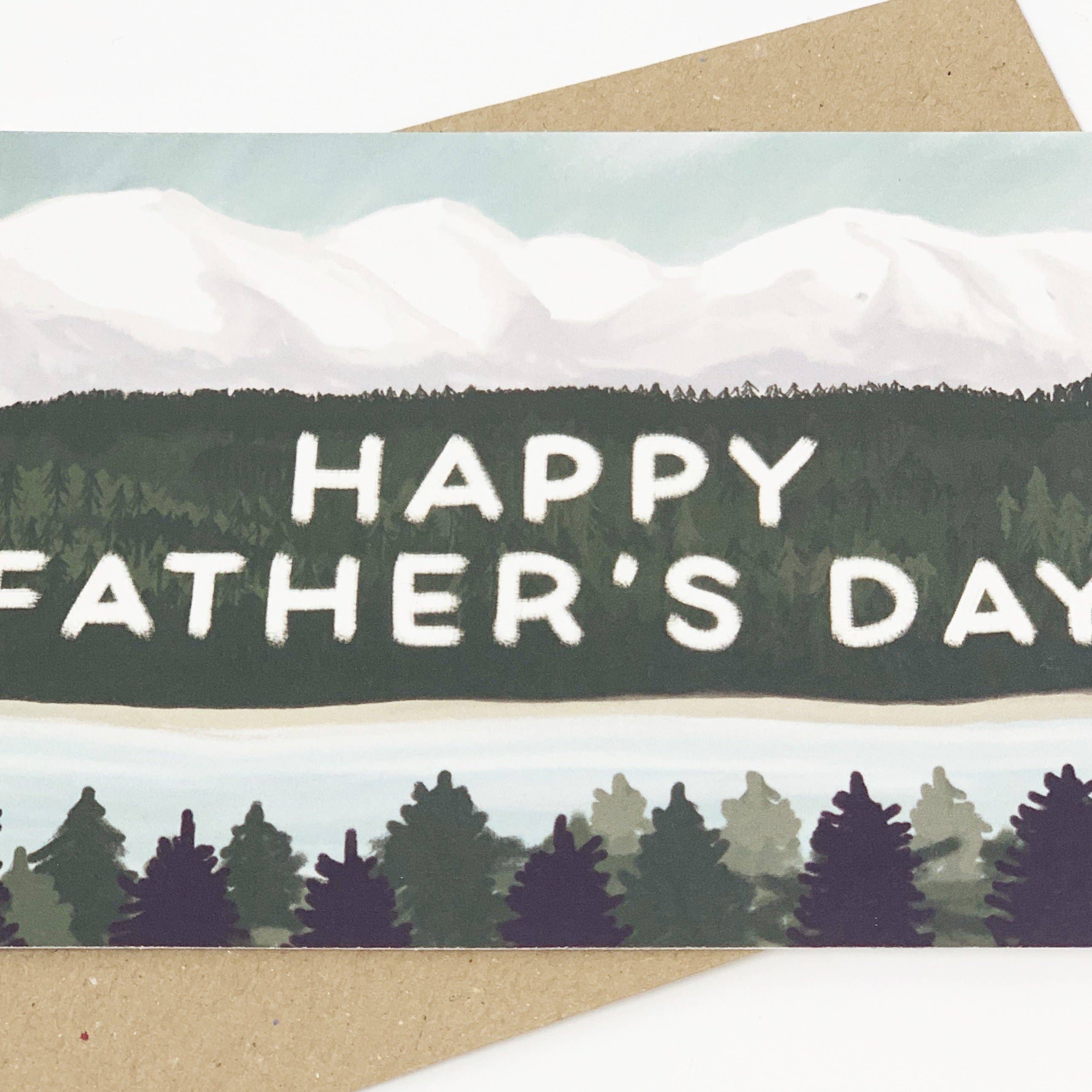 Fathers Day Trees Card