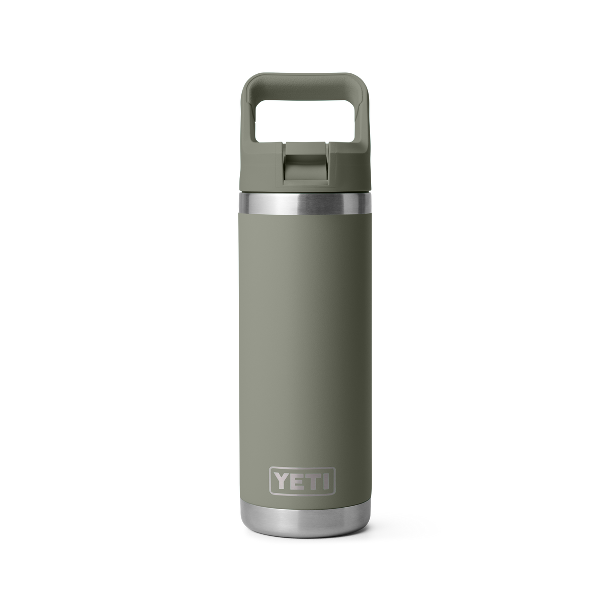 Rambler 18 Oz Colour Straw Bottle - Pampa Green