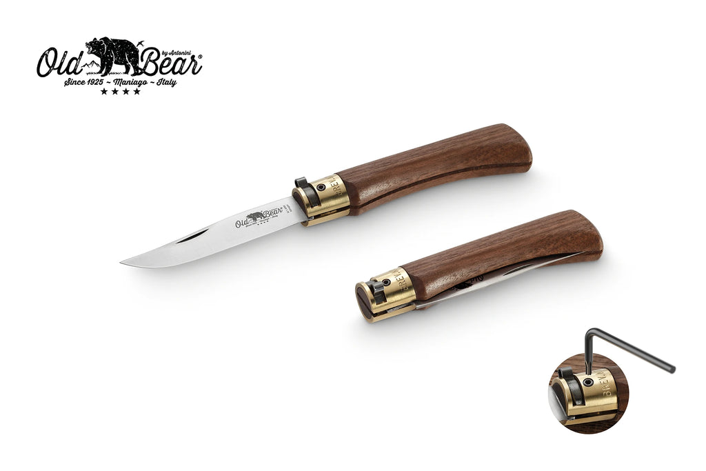 Antonini Old Bear Walnut Stainless Folding Knife