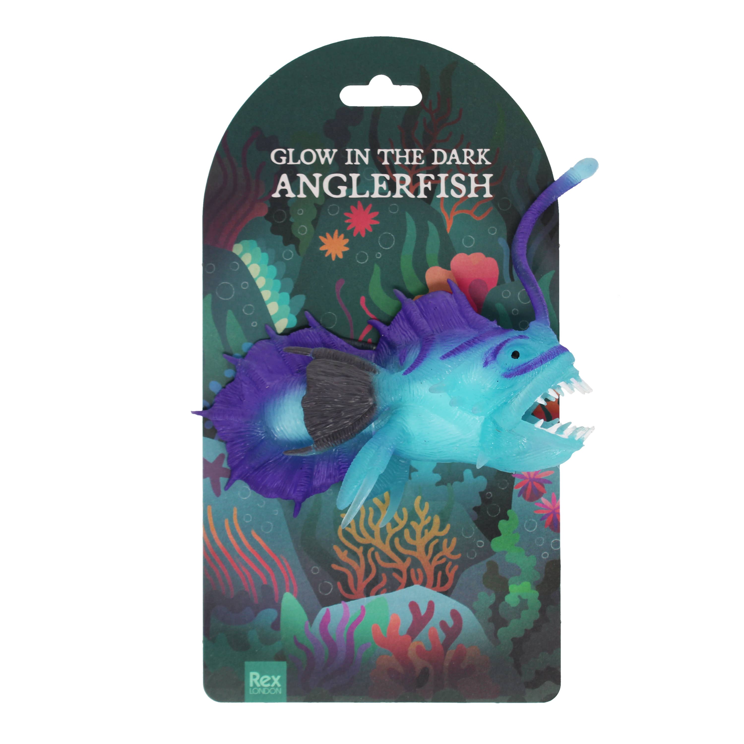 Glow in the dark squishy toy - Angler fish
