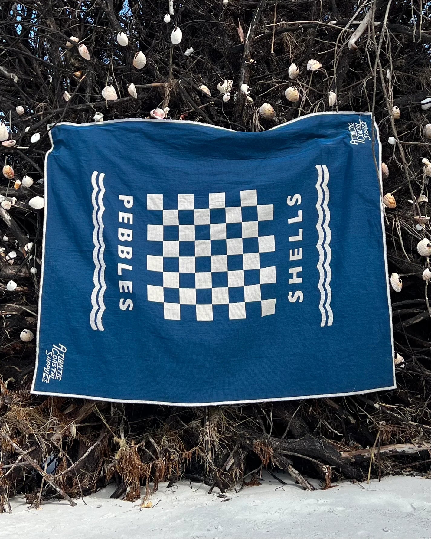 Beach Games Blanket - Navy