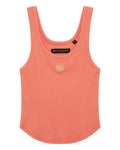 June Shield Tank - Flame Orange