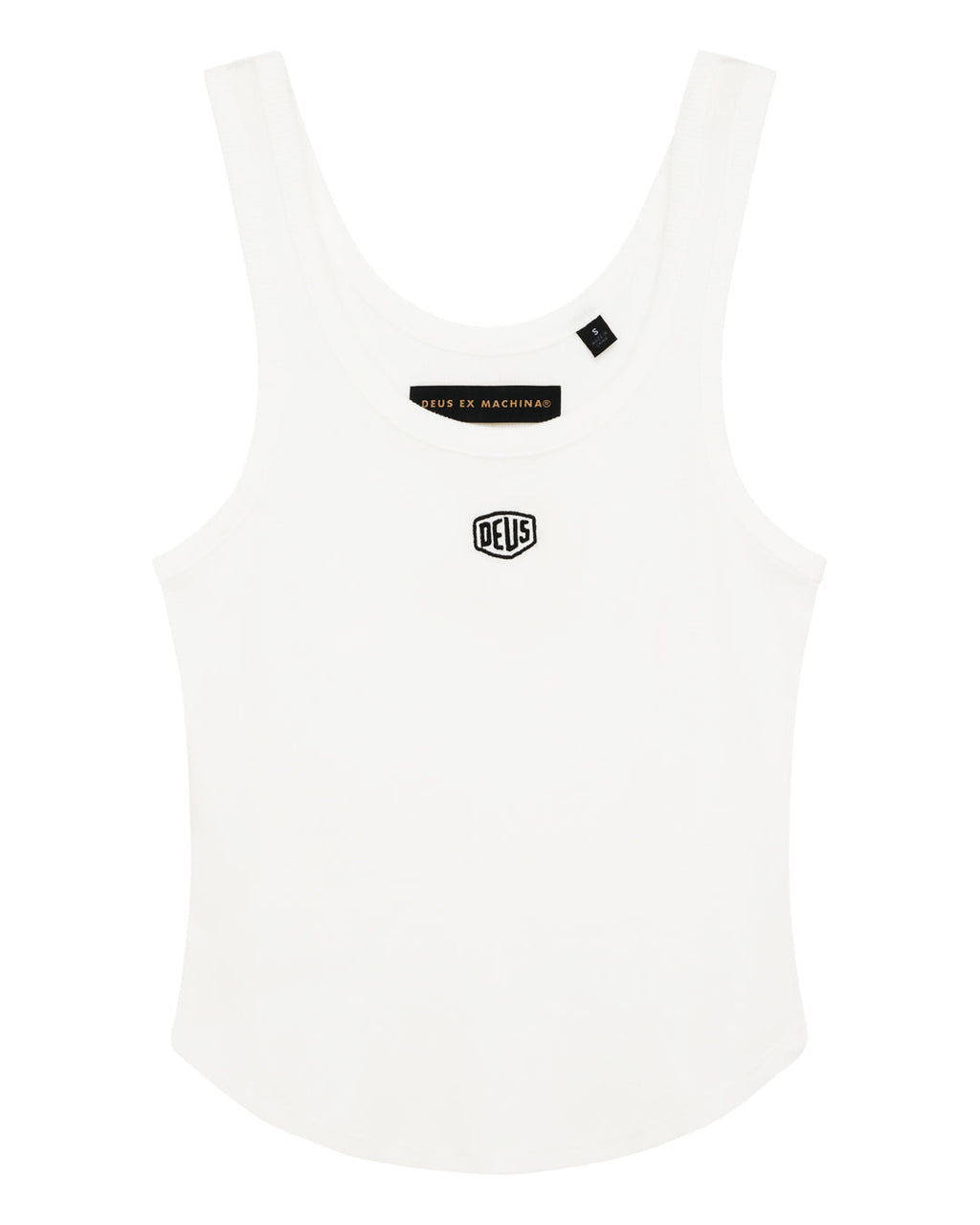 June Shield Tank - Vintage White