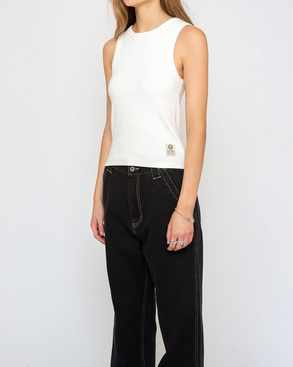 Military Tank - Vintage White