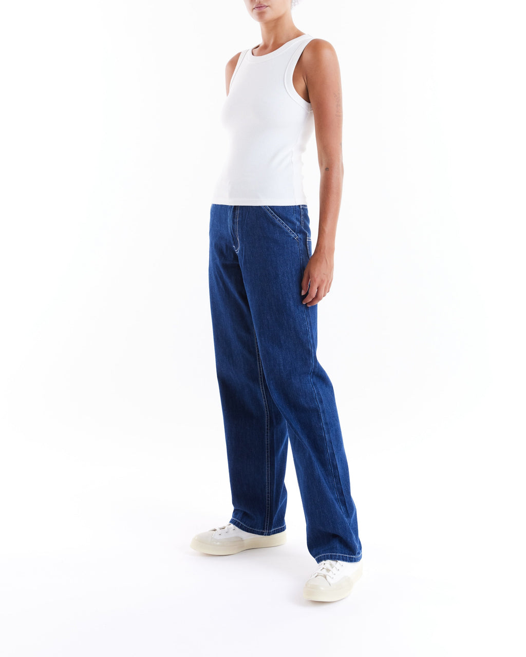 Military Tank - Vintage White