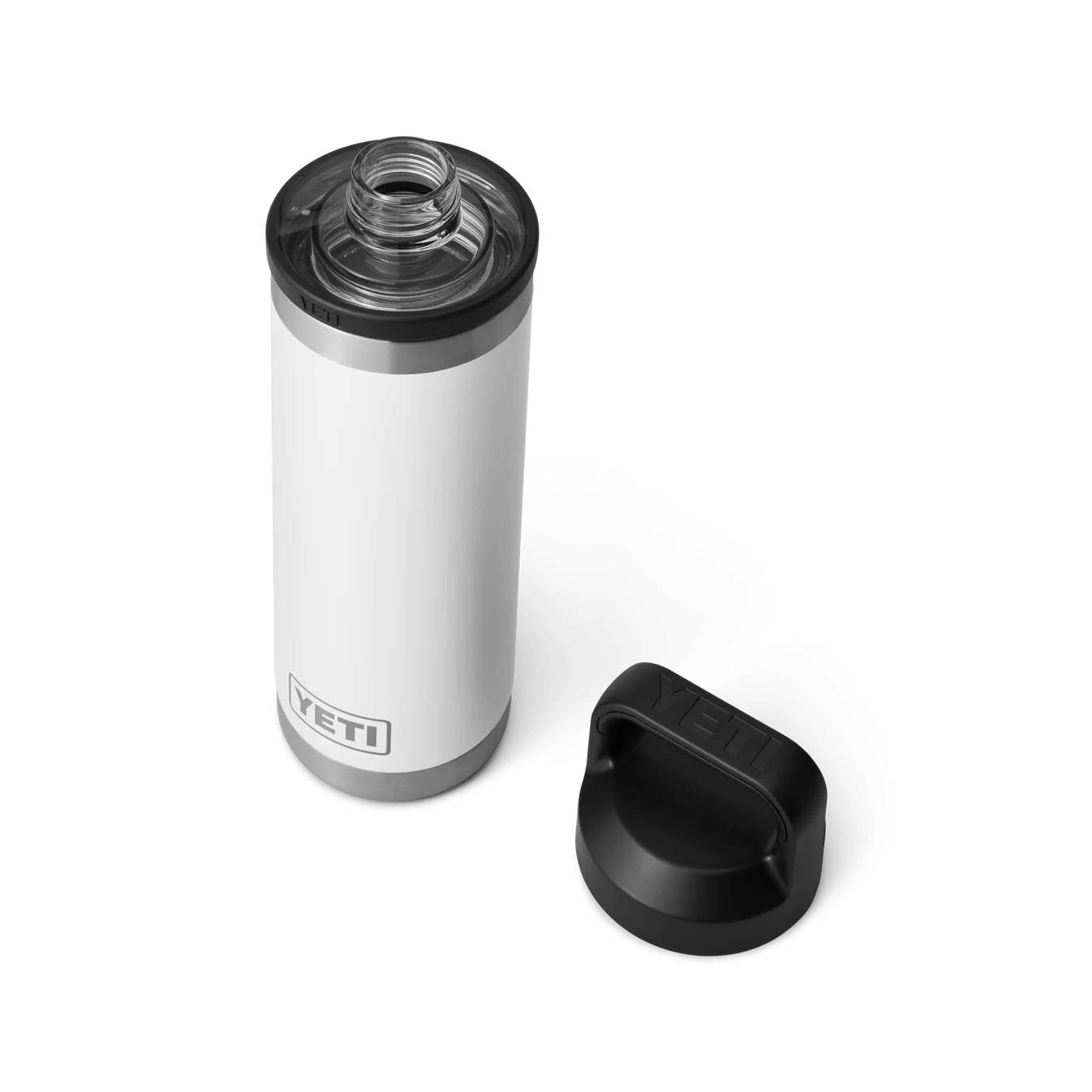 Rambler 18 Oz Bottle Chug - White