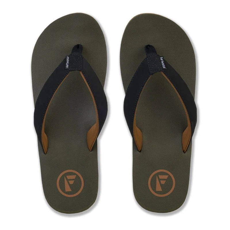 Traa-Sc Mens Flip Flop - Olive
