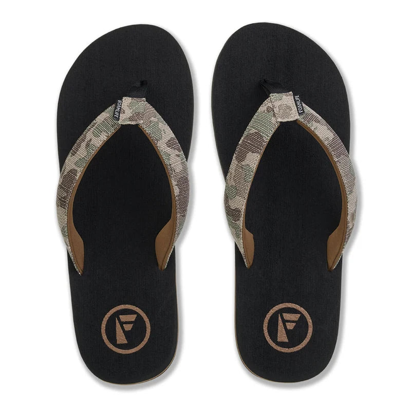 Pampa-Artist Series Mens Flip Flop - Black