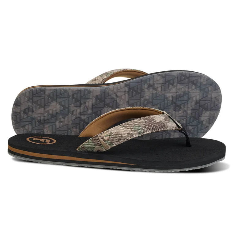 Pampa-Artist Series Mens Flip Flop - Black