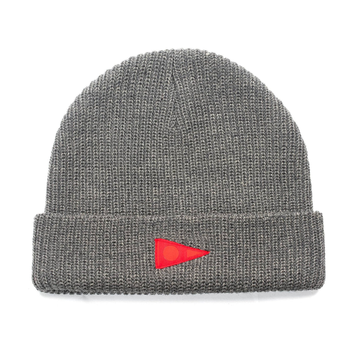 Burgee Wool Beanie - Heather Grey