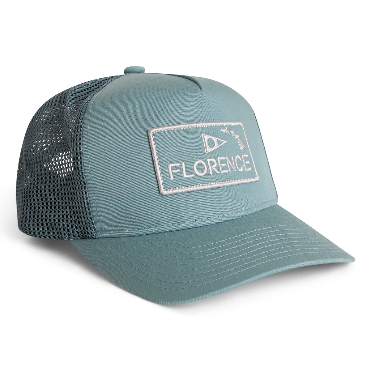 Island Trucker Hat - Sea Blue