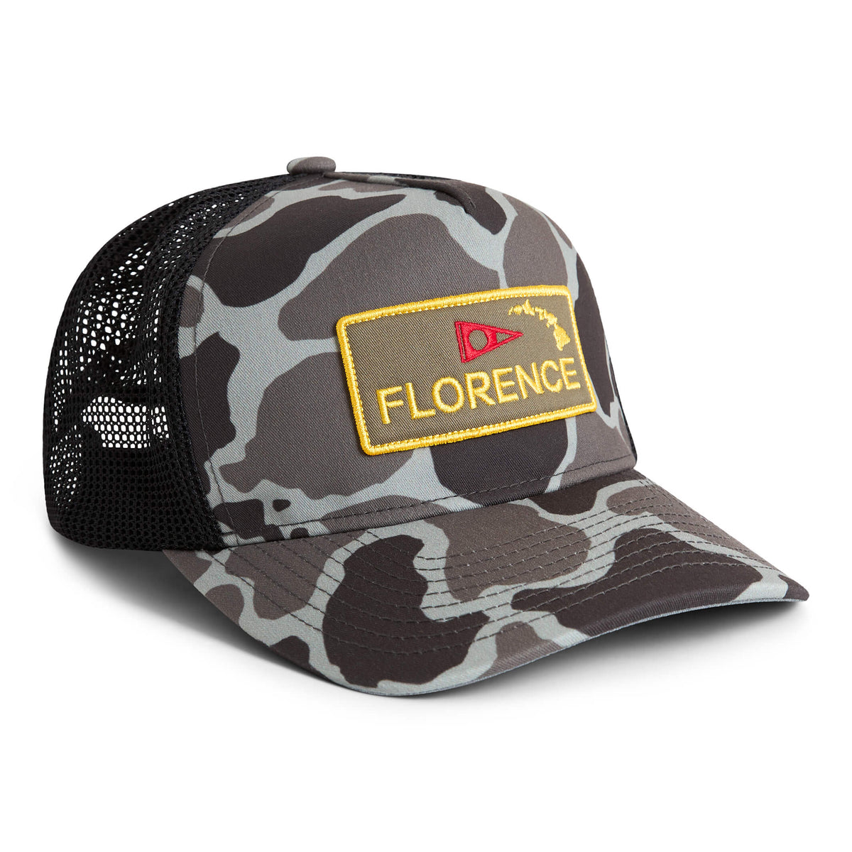 Island Trucker Hat - Tundra Camo