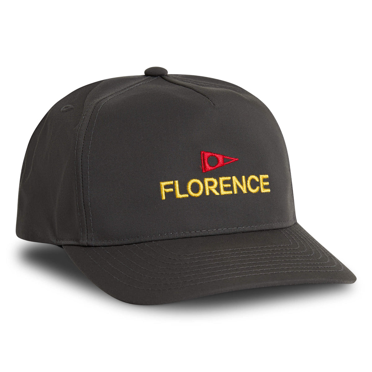 Logo Structured Twill Hat - Charcoal