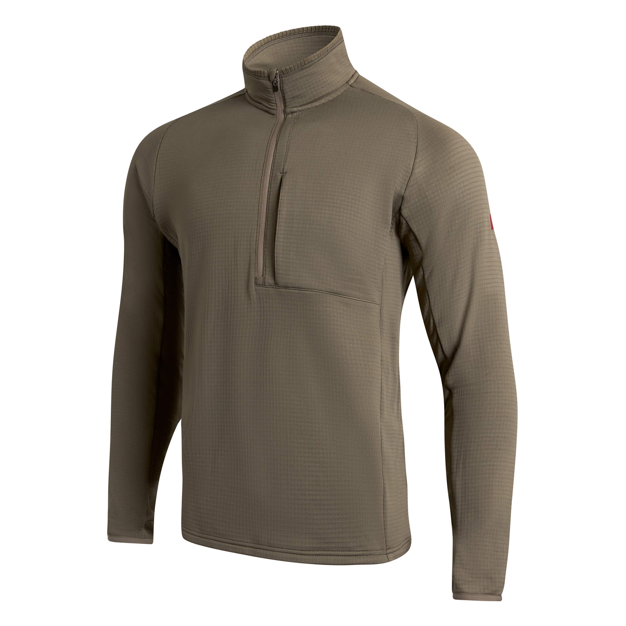 Off Grid Fleece Half Zip - Moss Grey