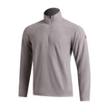 Polartec Micro Fleece Half Zip - Light Heather Grey