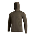 Sun Pro Adapt Long Sleeve Hooded UPF Shirt - Heather Mountain