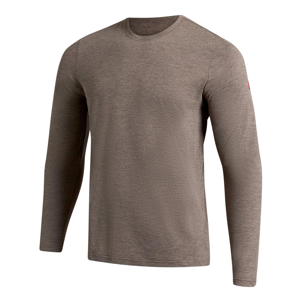 Airtex Long Sleeve Shirt - Heather Pumice