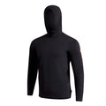 Airtex Long Sleeve Hooded Shirt - Black