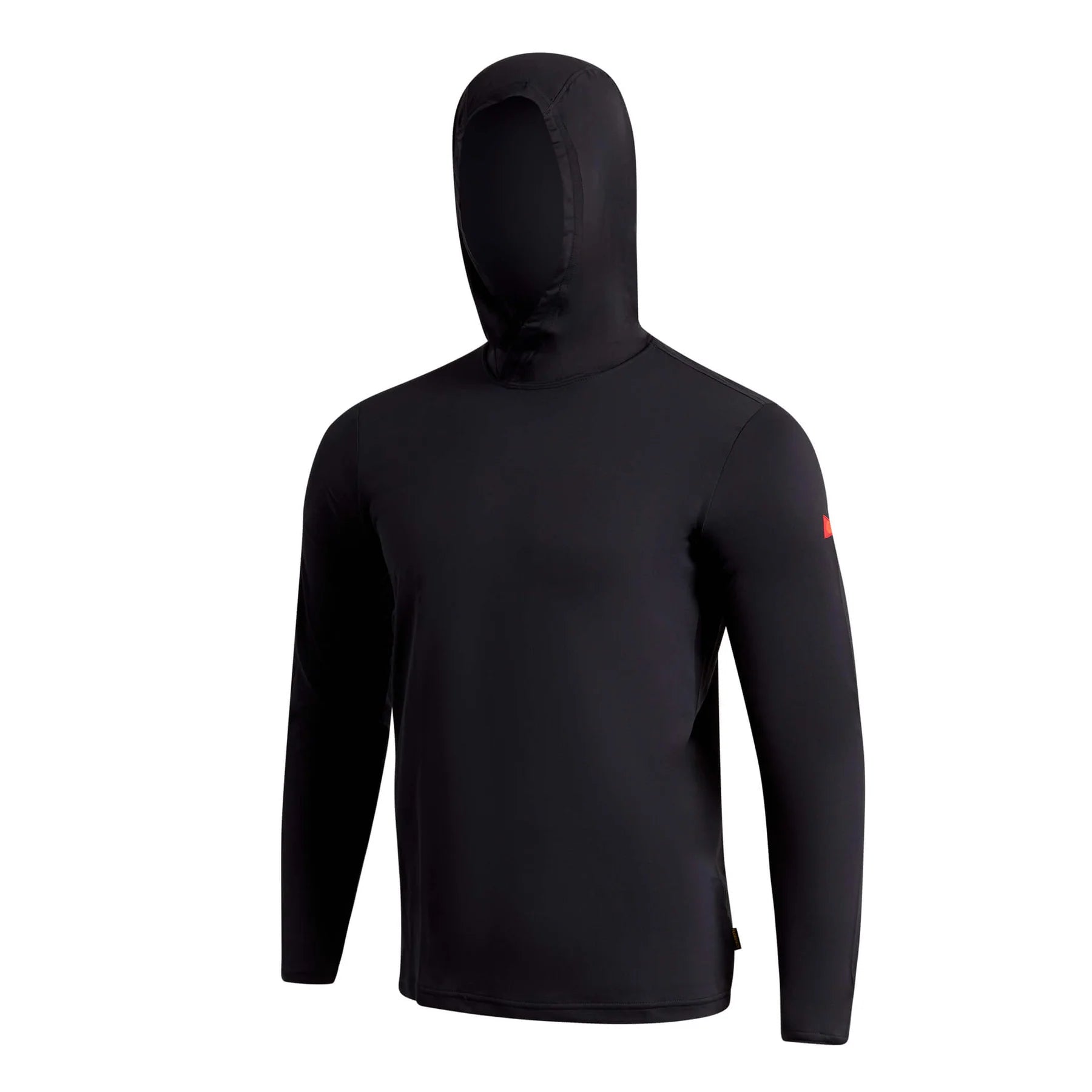 Airtex Long Sleeve Hooded Shirt - Black