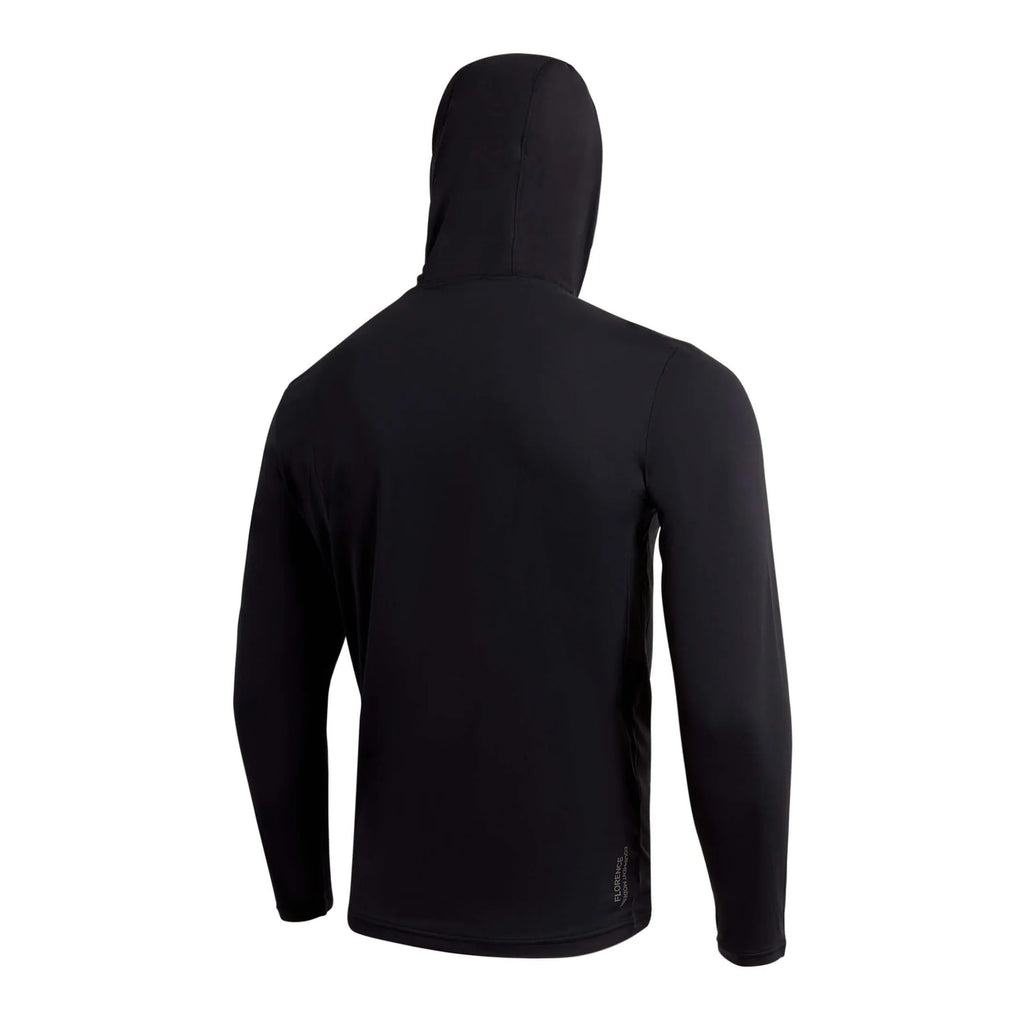 Airtex Long Sleeve Hooded Shirt - Black
