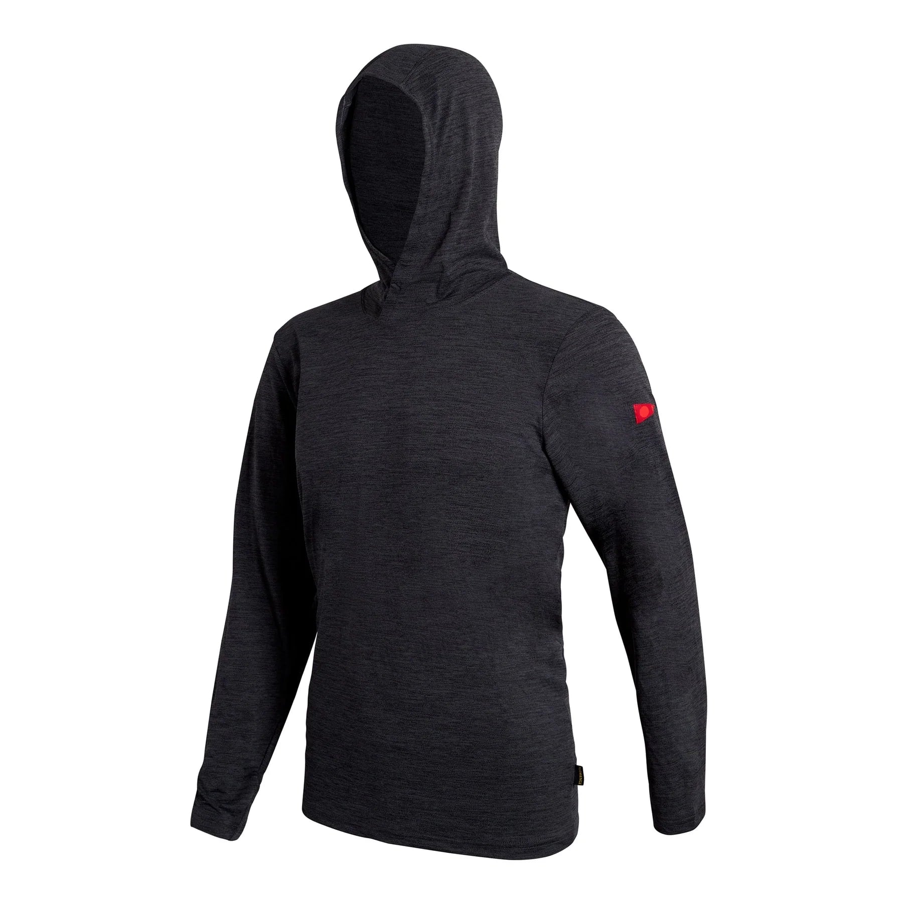 Airtex Long Sleeve Hooded Shirt - Heather Charcoal