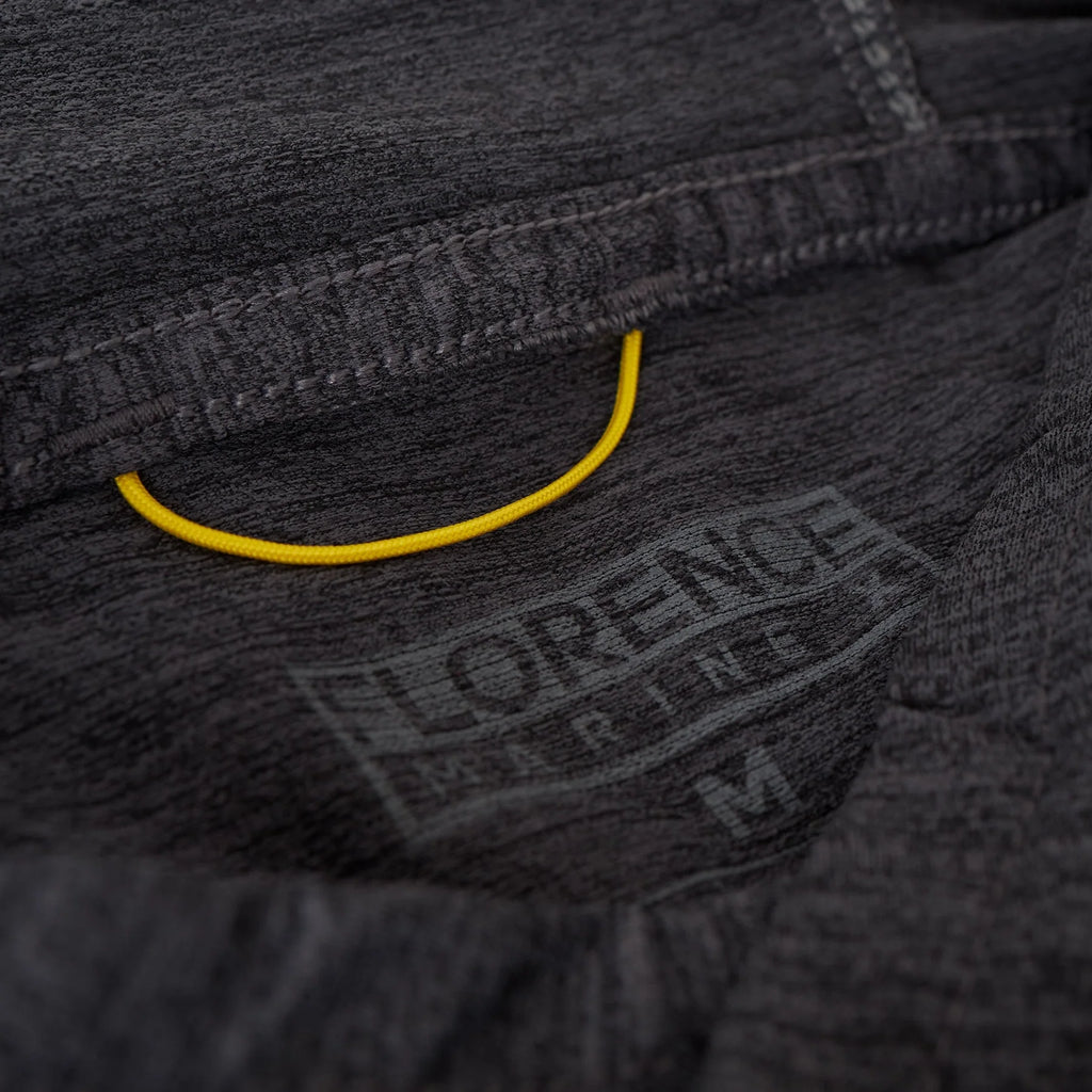 Airtex Long Sleeve Hooded Shirt - Heather Charcoal