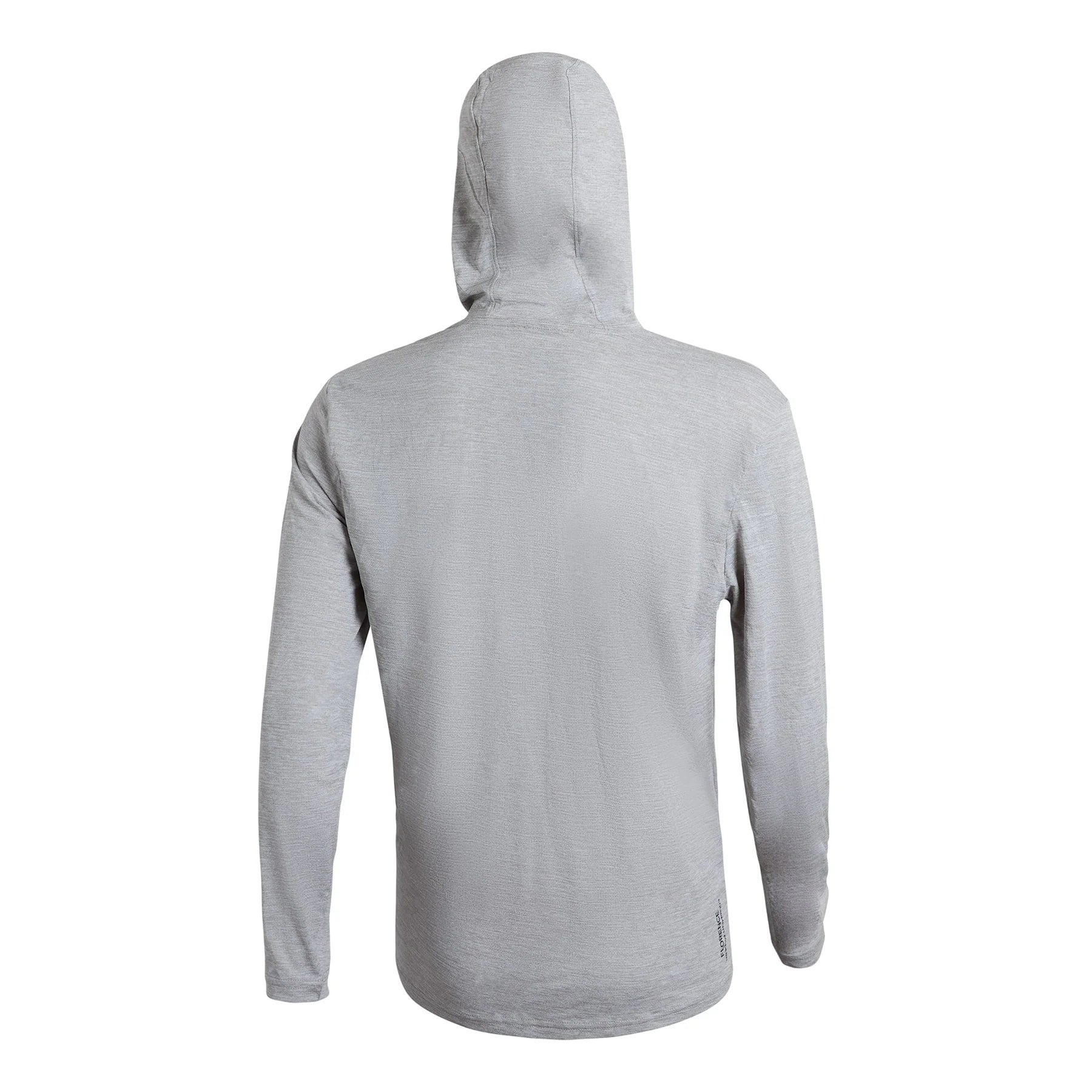 Airtex Long Sleeve Hooded Shirt - Light Heather Grey