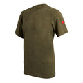 Airtex Short Sleeve Shirt - Heather Burnt Olive