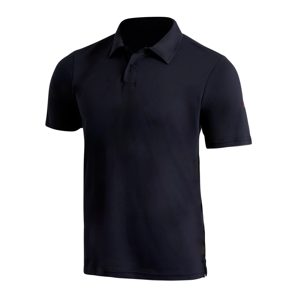 Airtex Collared Short Sleeve Shirt - Department Navy